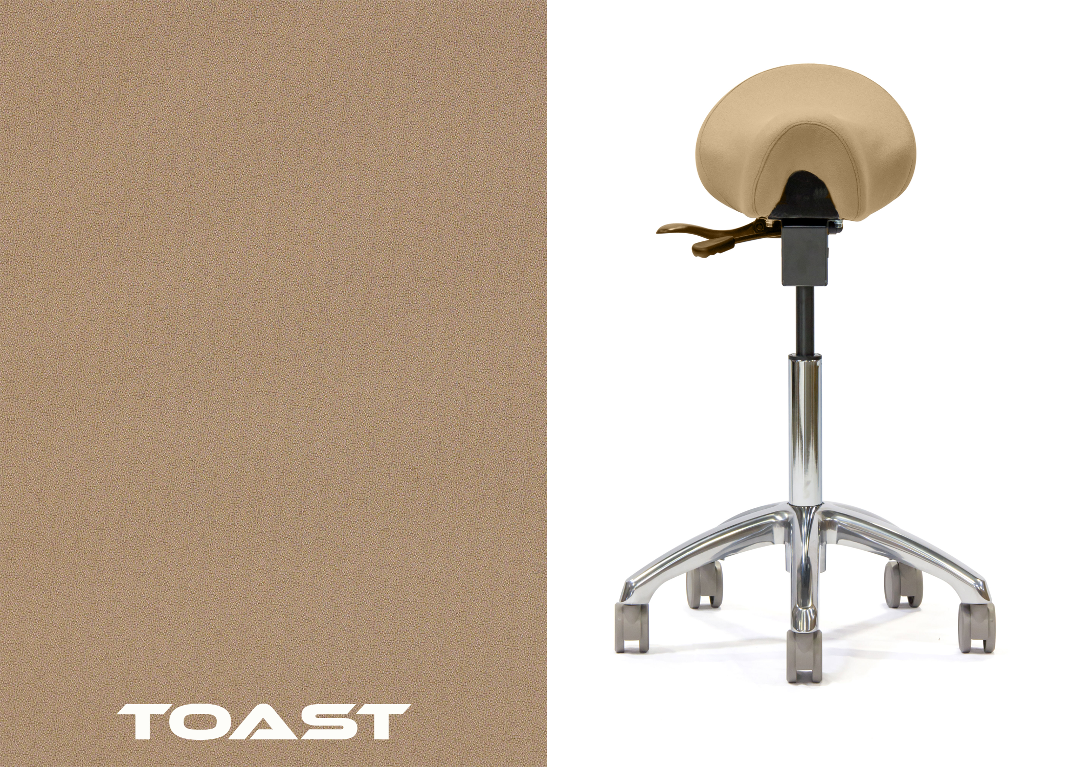 ErgoLab Western Sit Stand Ergonomic Saddle Chair - Platinum-Level Office Chairs