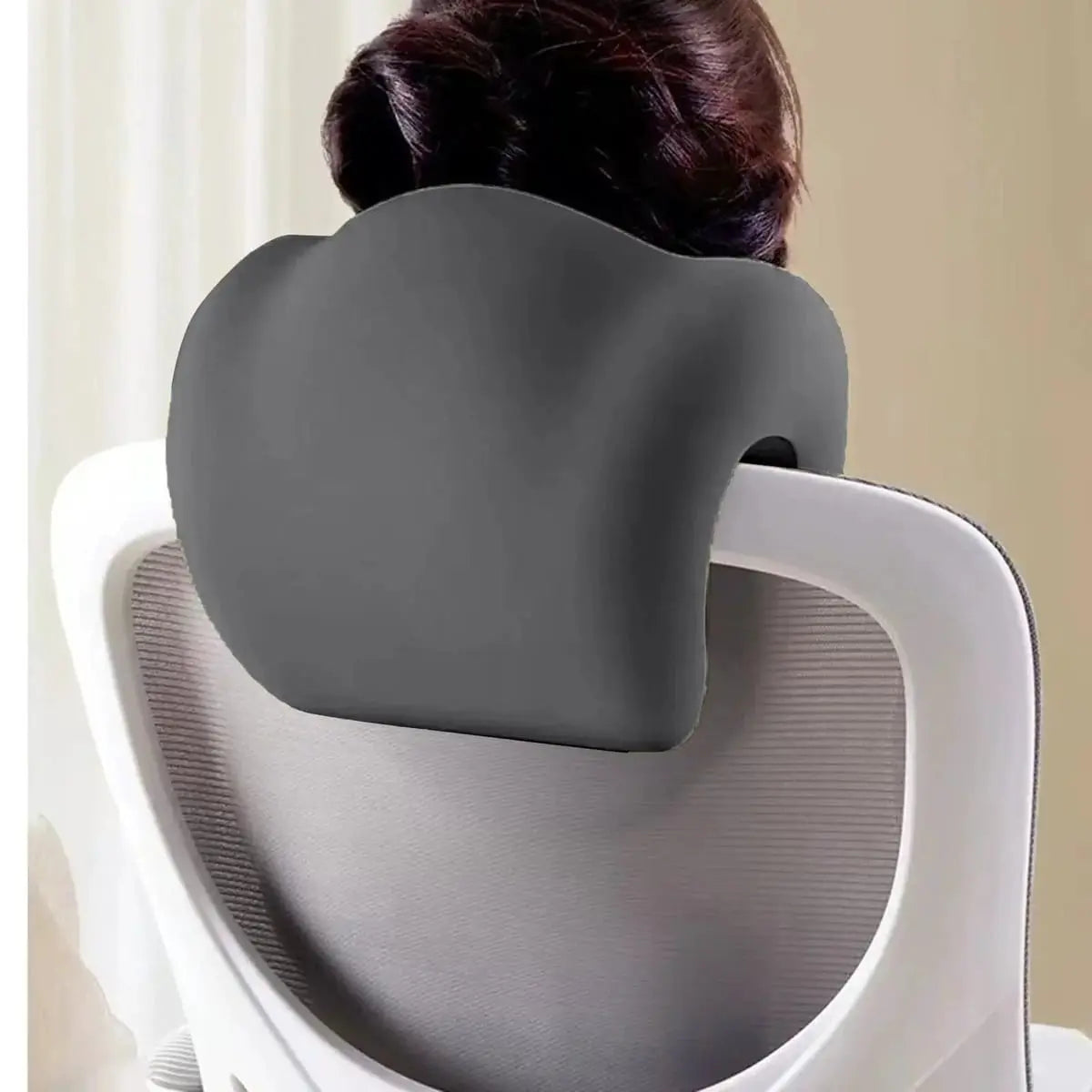 Memory Foam Neck Support for Short-Back Office Chairs Posture Relief ADS