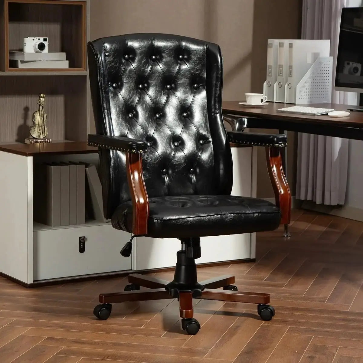 Ergonomic Tufted Executive Office Chair - Elite Comfort for ADS