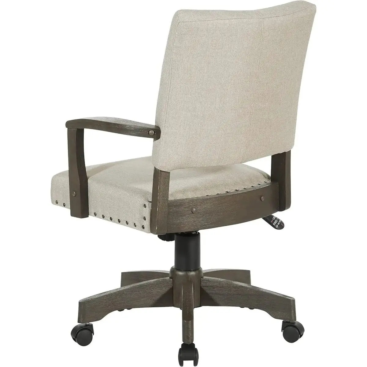 Santina Deluxe Cushioned Banker's Chair for Elegant Home Office ADS
