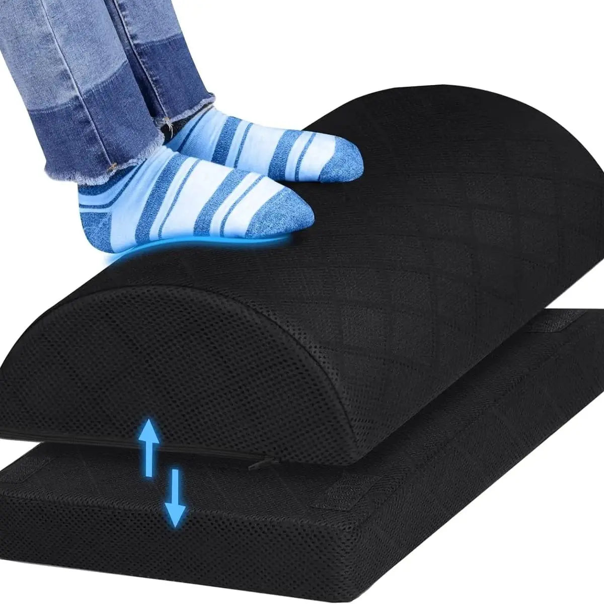 Comfortable Adjustable Height Foot Rest for Desk Work Ergonomic ADS