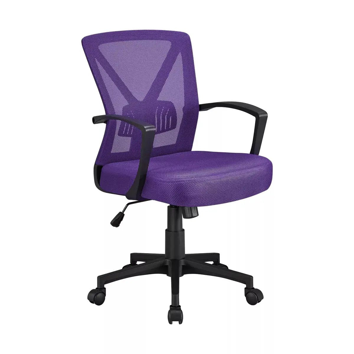 Yaheetech Office Desk Chair Computer Task Chair with Lumbar Support and Armrest