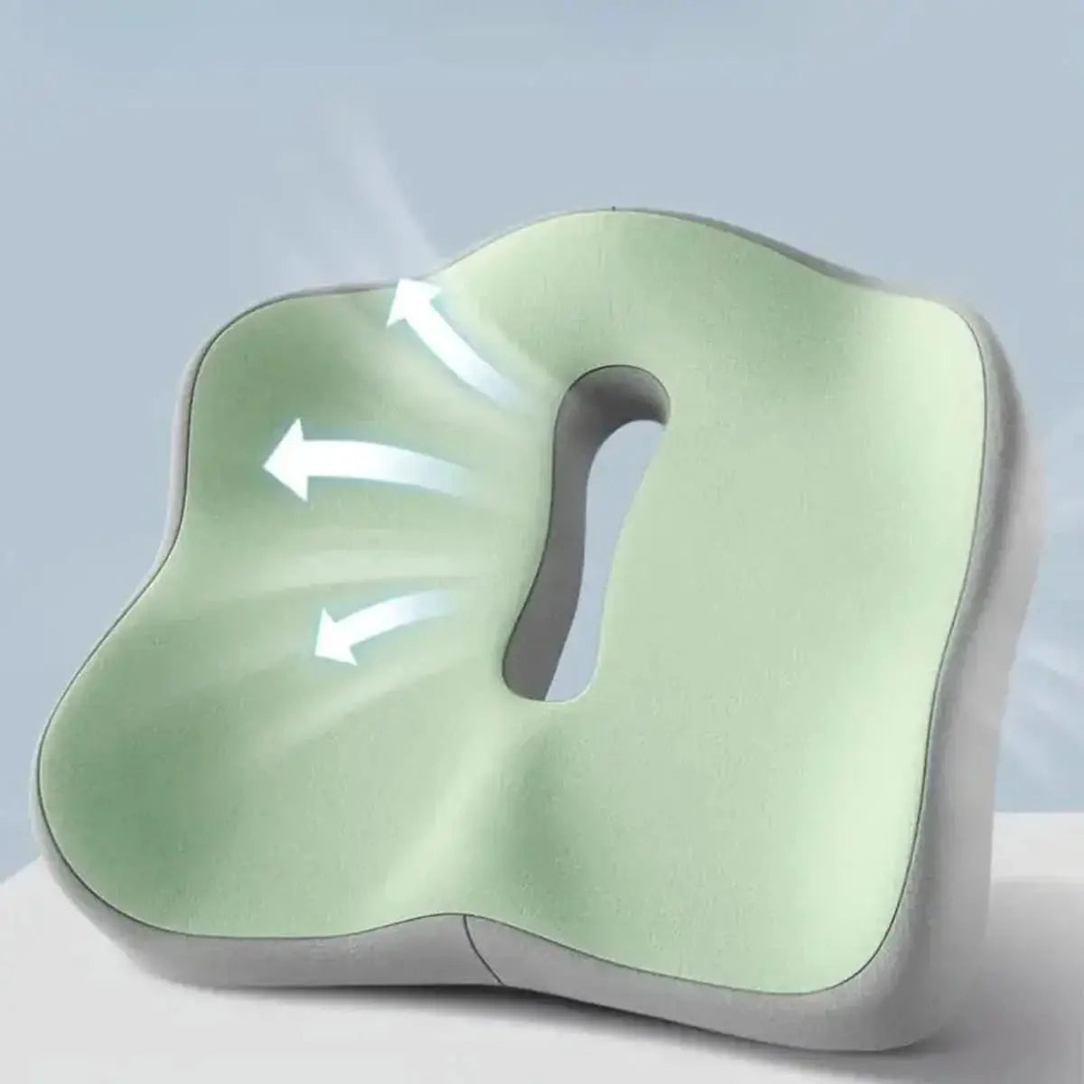 Ergonomic Seat Cushion With Memory Foam Support For Posture AEX