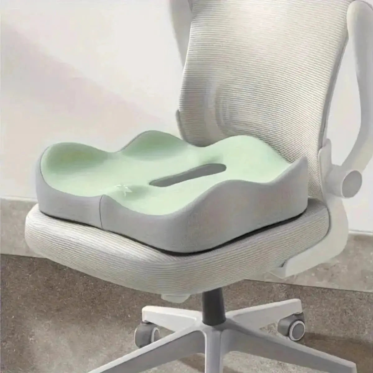 Ergonomic Seat Cushion With Memory Foam Support For Posture AEX