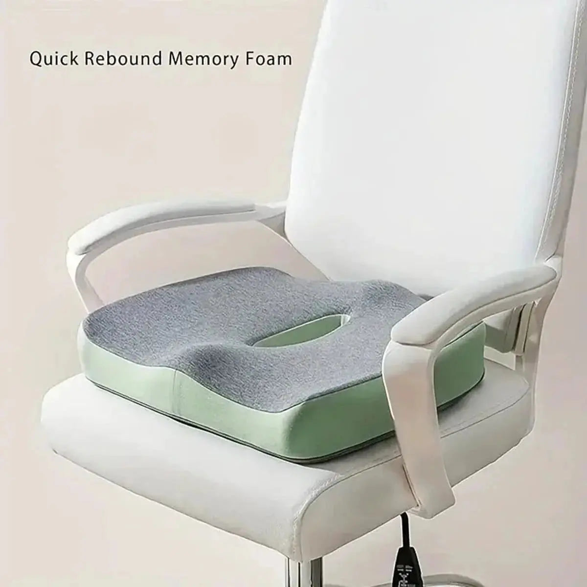 Ergonomic Seat Cushion With Memory Foam Support For Posture AEX