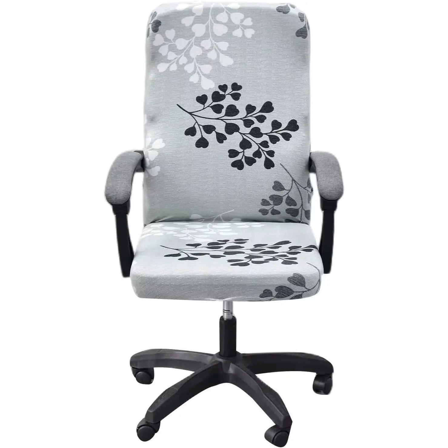 Ancheng stretch office chair cover with zipper, universal fit, breathable fabric, designed to protect and update office chairs.