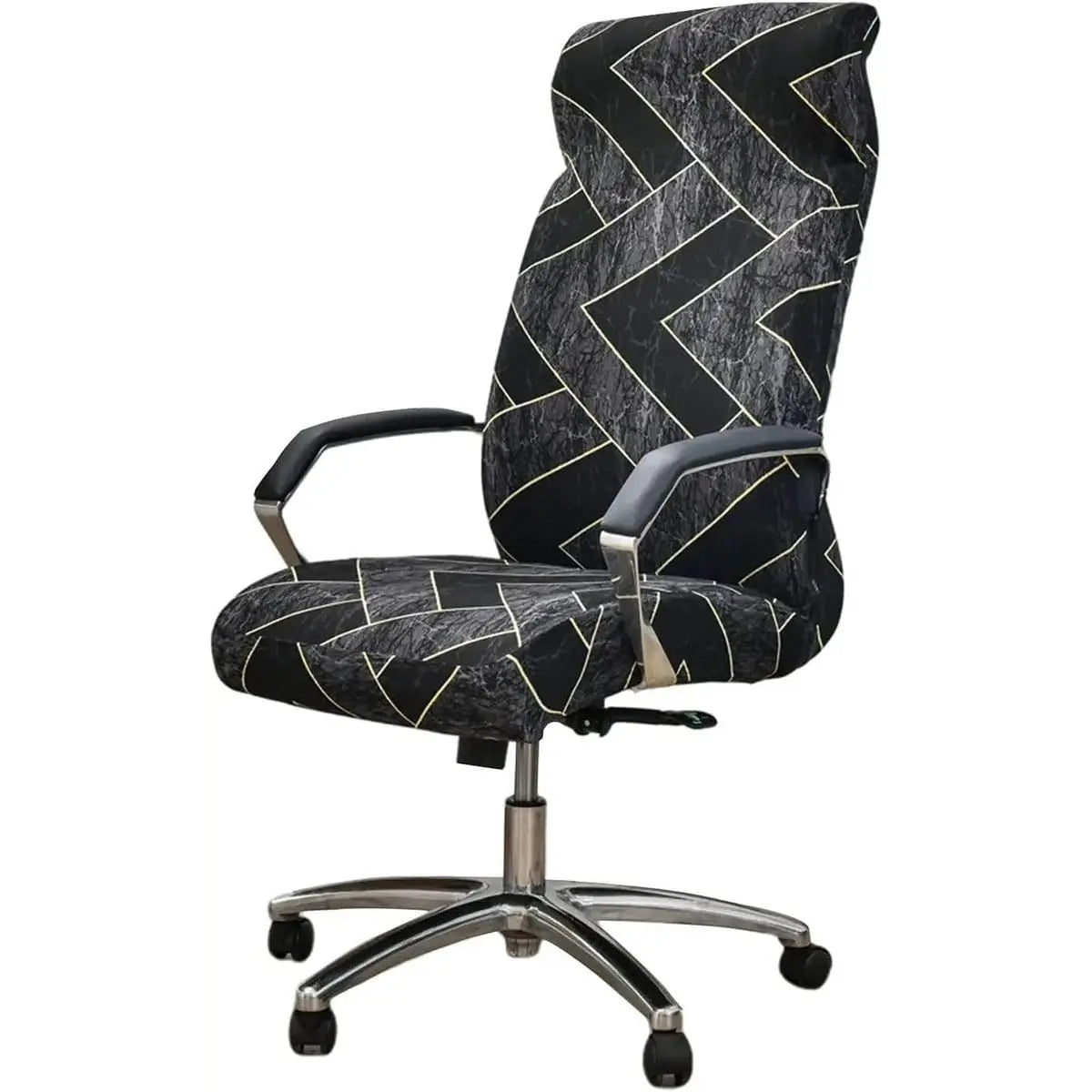 Stretch Office Chair Cover With Zipper Universal Fit Breathable Ancheng