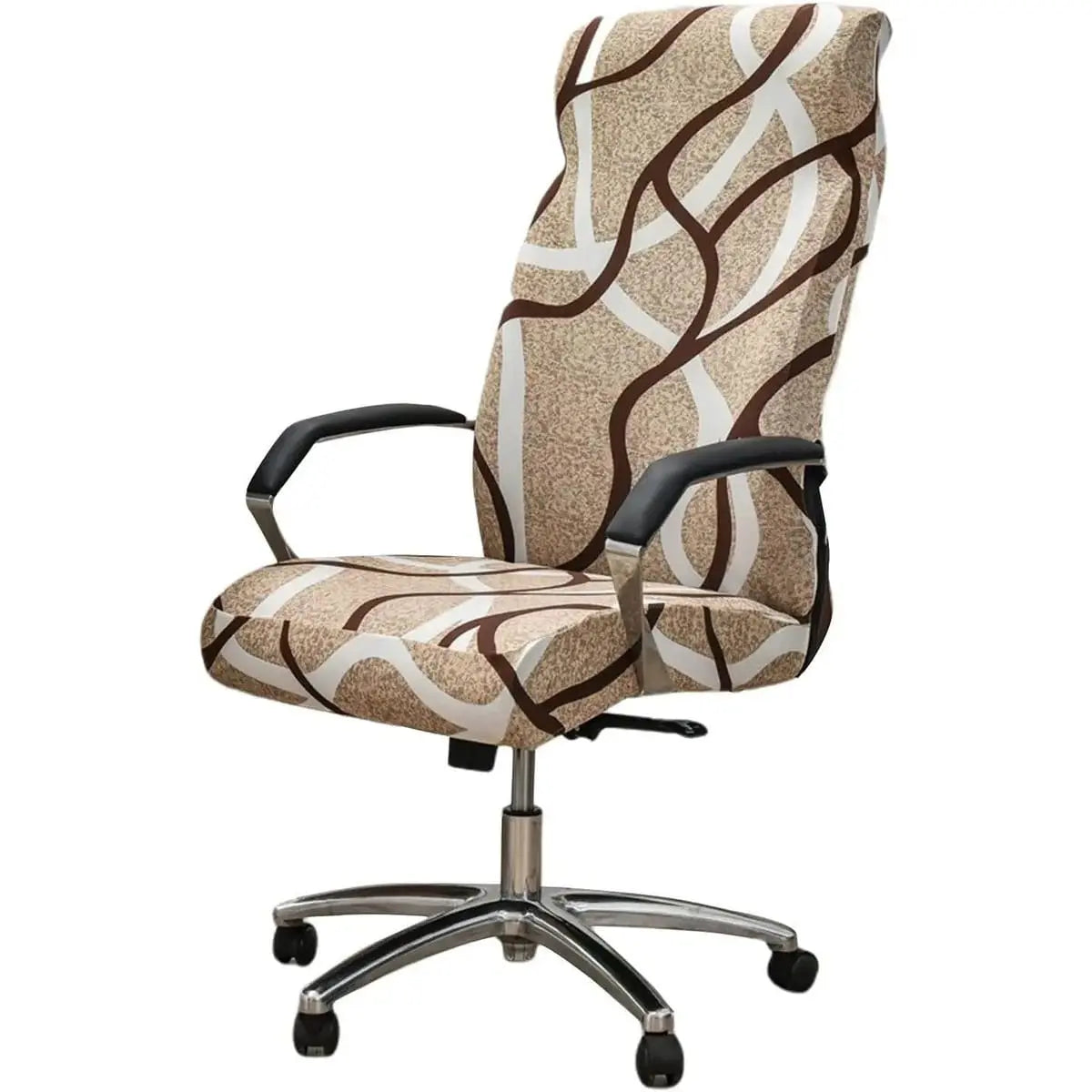 Stretch Office Chair Cover With Zipper Universal Fit Breathable Ancheng