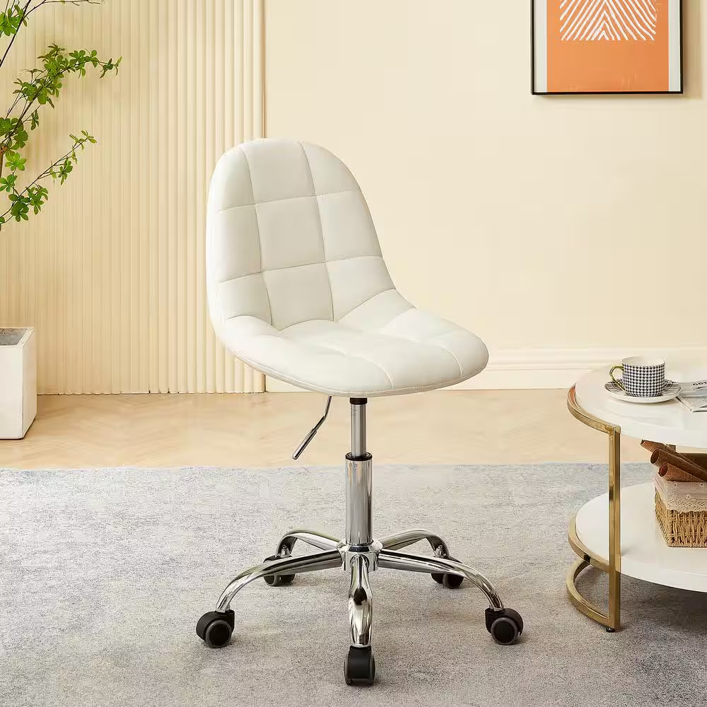Height adjustable armless office stool – view 7