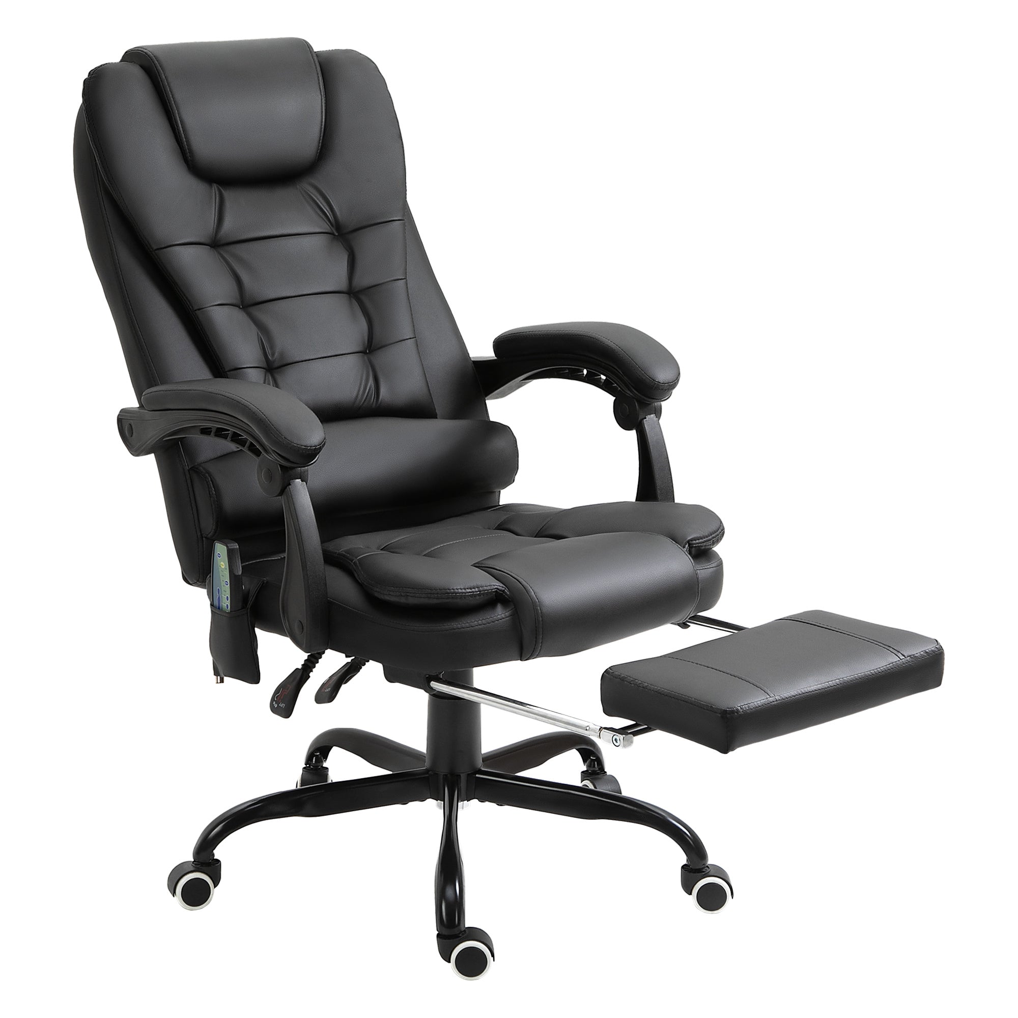 Vinsetto 7-Point Massage High Back Office Chair, Black