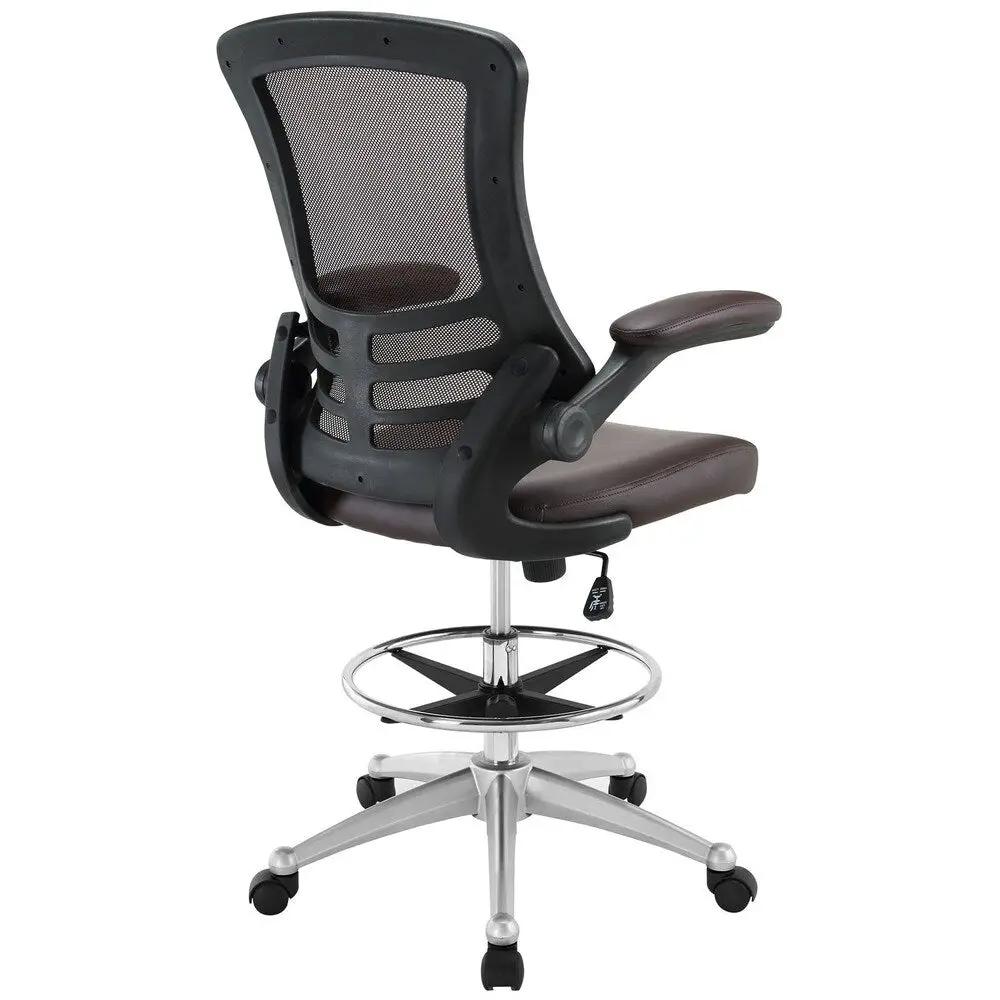 Drafting Chair with Lumbar Support and Breathable Mesh Back