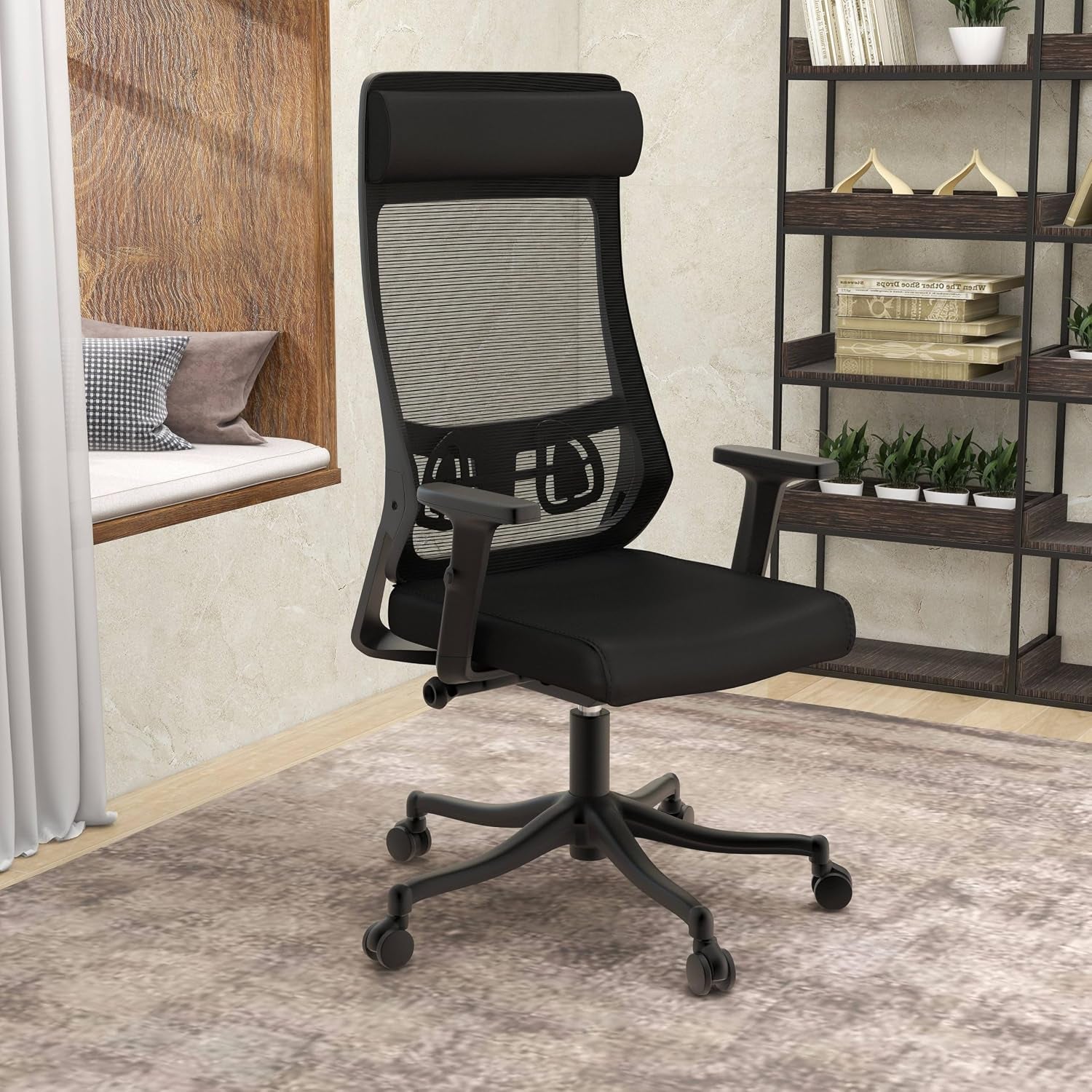 Premium Ergonomic Office Chair With Lumbar Support Height Adjustability