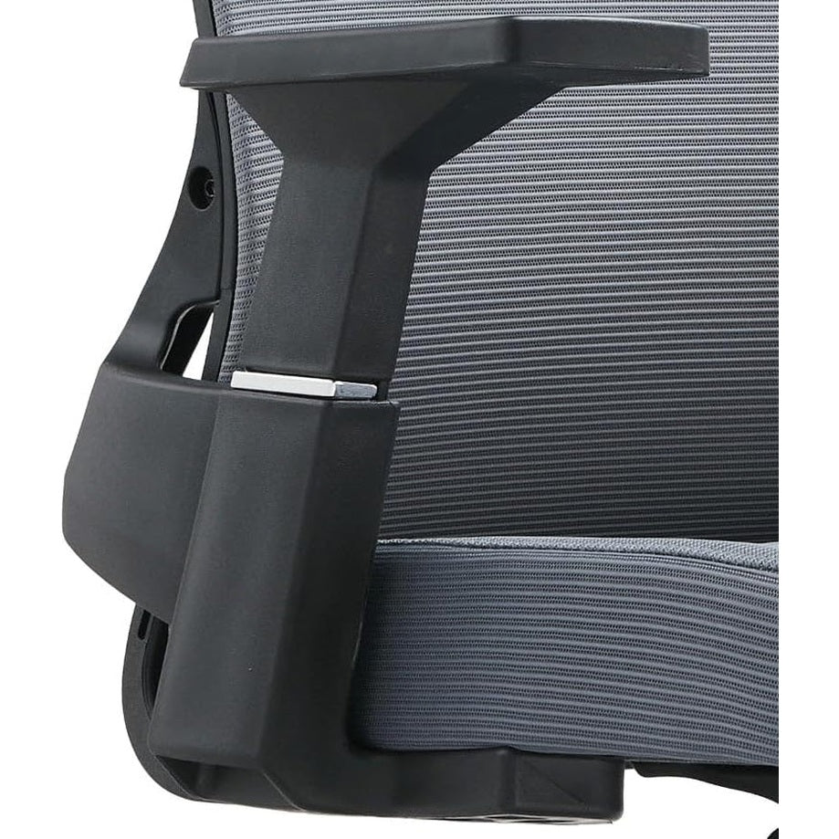 Leisuremod Ergonomic Office Chair, 360 Degree Swivel & Tilt with Rolling Wheels, Adjustable Height, Grey