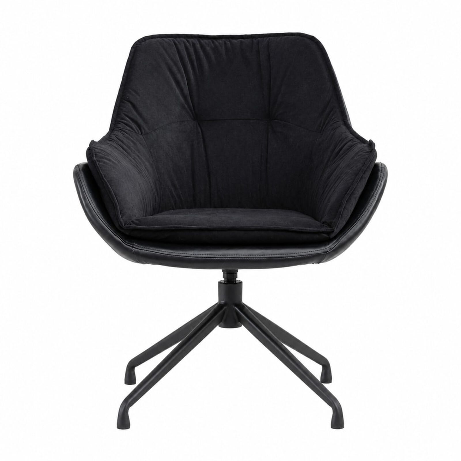 Black Faux Leather Ergonomic High Back Executive Chair