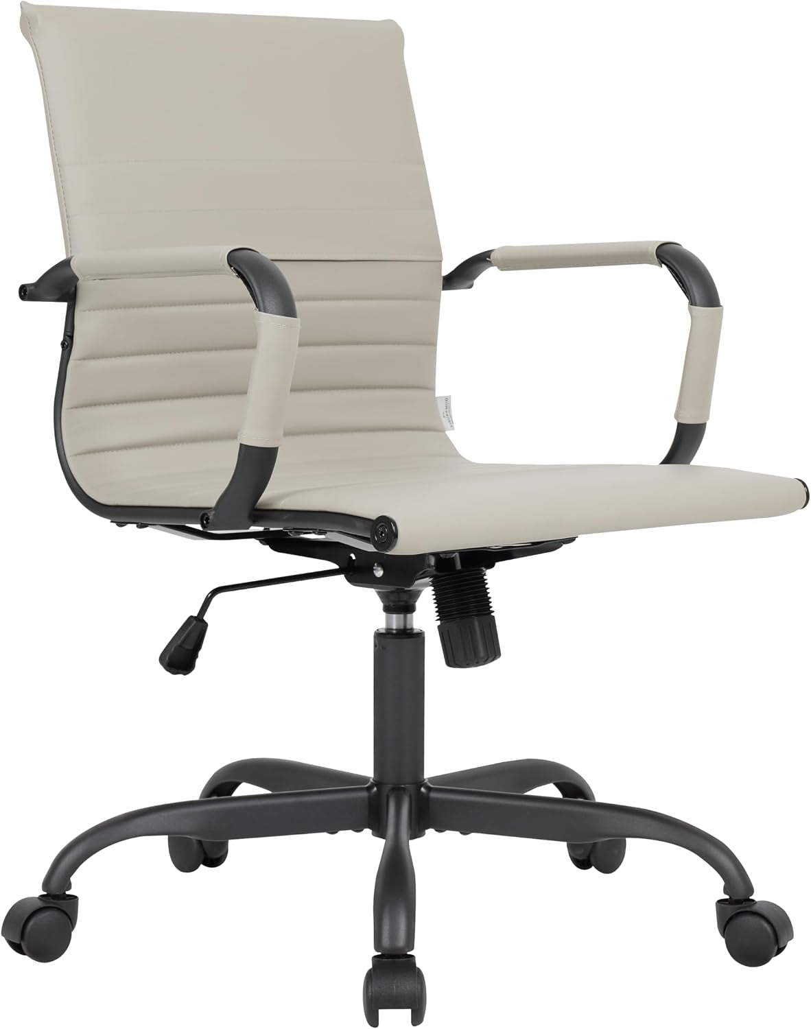 Ergonomic Leather Office Chair With Adjustable Tilt And Swivel Comfort
