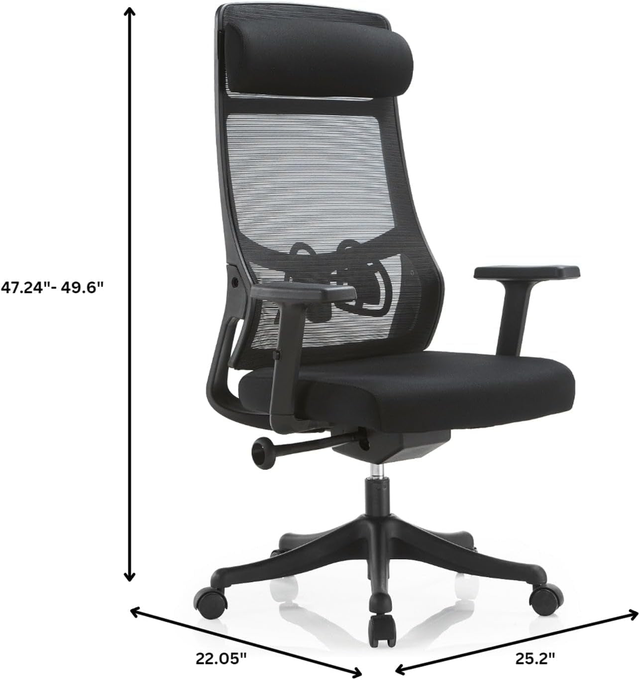 Premium Ergonomic Office Chair With Lumbar Support Height Adjustability