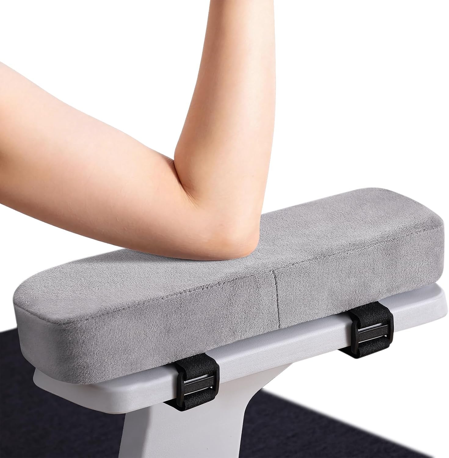 Smiry Memory Foam Office Chair Armrest Pads, Non-Slip Armrest Cushion
