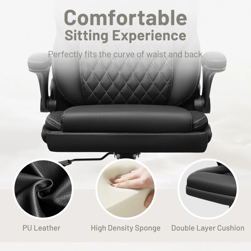 Ergonomic Faux Leather Home Office Chair