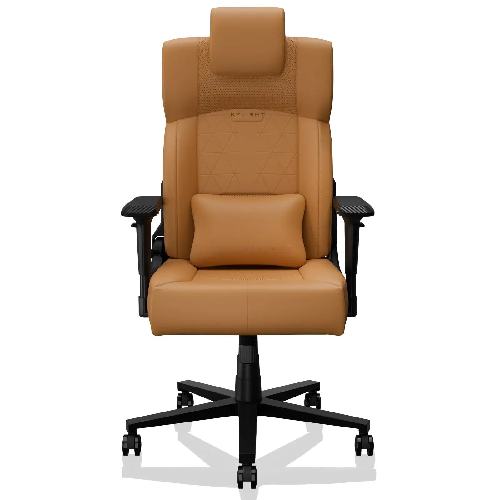 Ergonomic PU Leather Gaming Chair with Lumbar Support and Flip-Up Arms