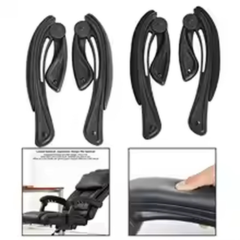 Generic 2Pcs Universal Office Chair Armrest Replacement Convenient Accessory Movable, 4 Holes, 37Cmx6.5Cmx28Cm