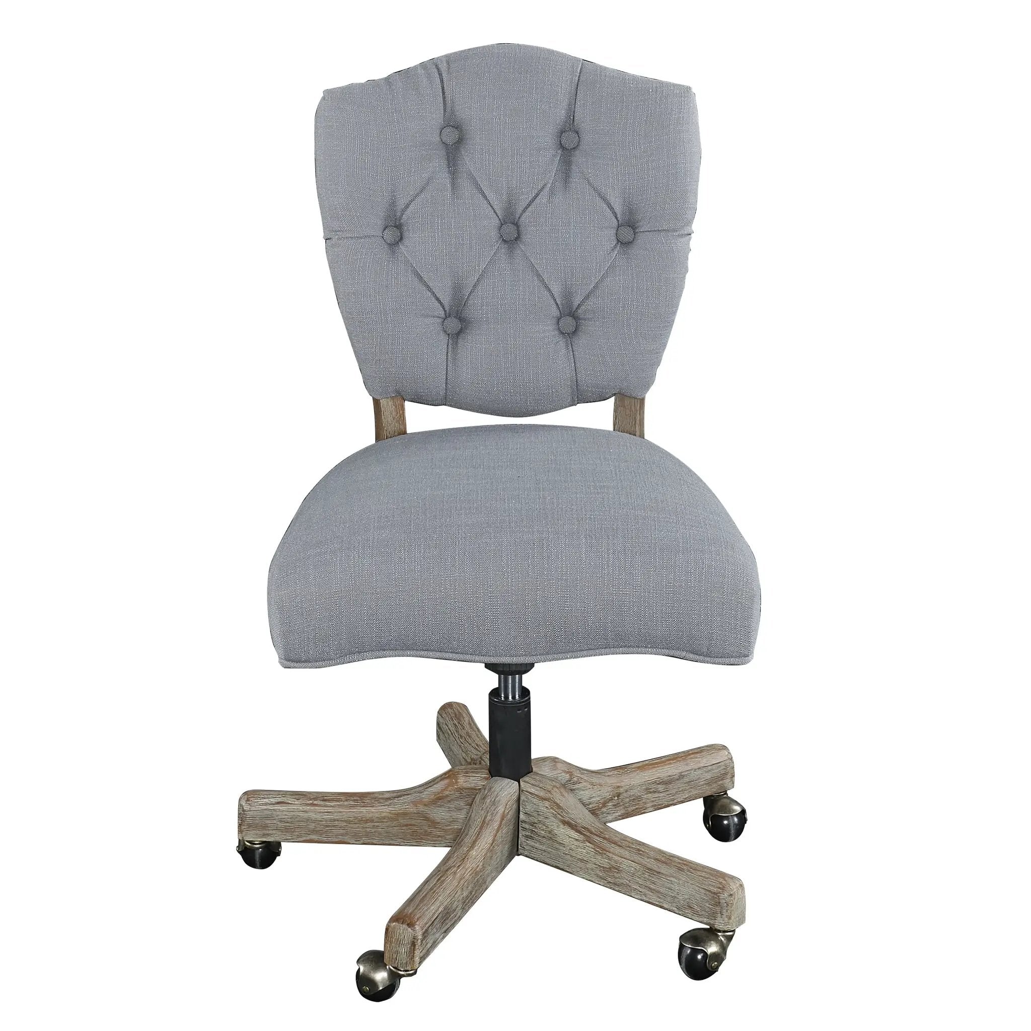 Linon Kelsey Office Chair, 18.5-22.5 In. Adjustable Seat Height, Multiple Colors