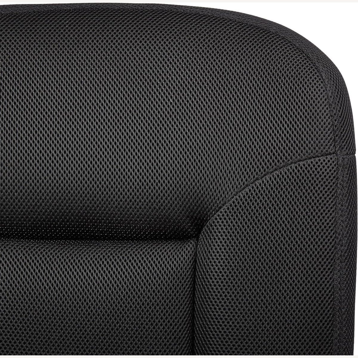 Black ergonomic low back office chair by Doba with height adjustment and 360-degree swivel for comfortable workspace support.