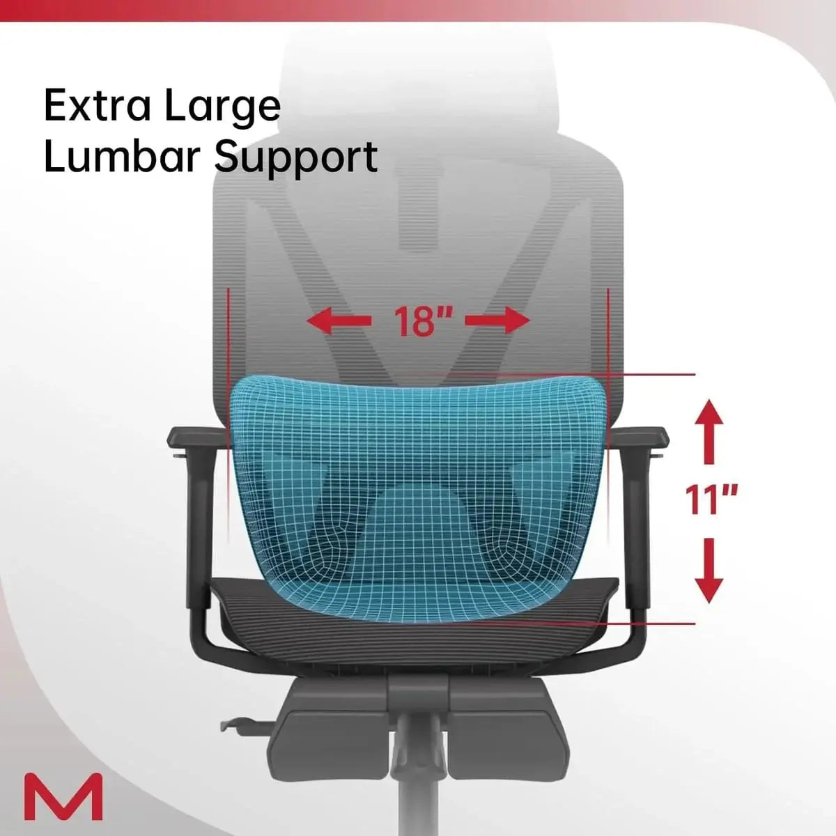 Doba M2 MT Premium ergonomic office chair with black metal mesh, lumbar support, adjustable headrest, and ergonomic design