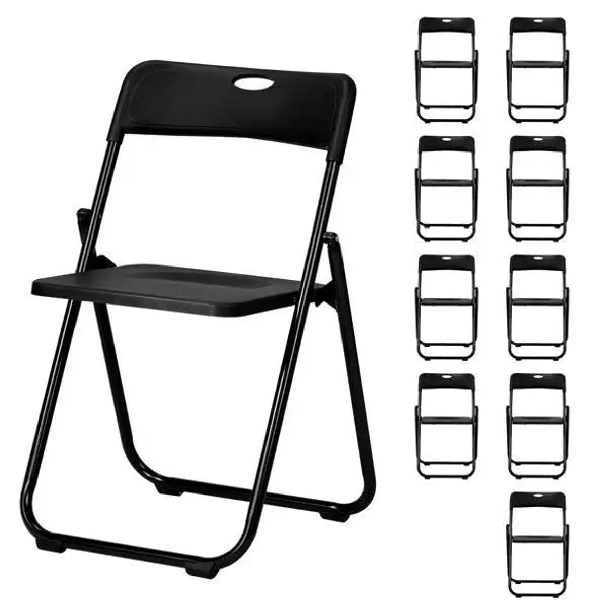 Durable Plastic Folding Chairs For Indoor Outdoor Events Stackable Doba