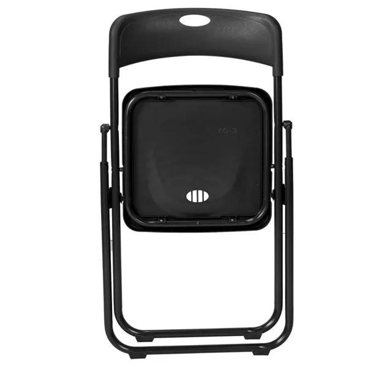 Stackable Doba plastic folding chair for indoor and outdoor events, featuring a durable design and easy stacking functionality.