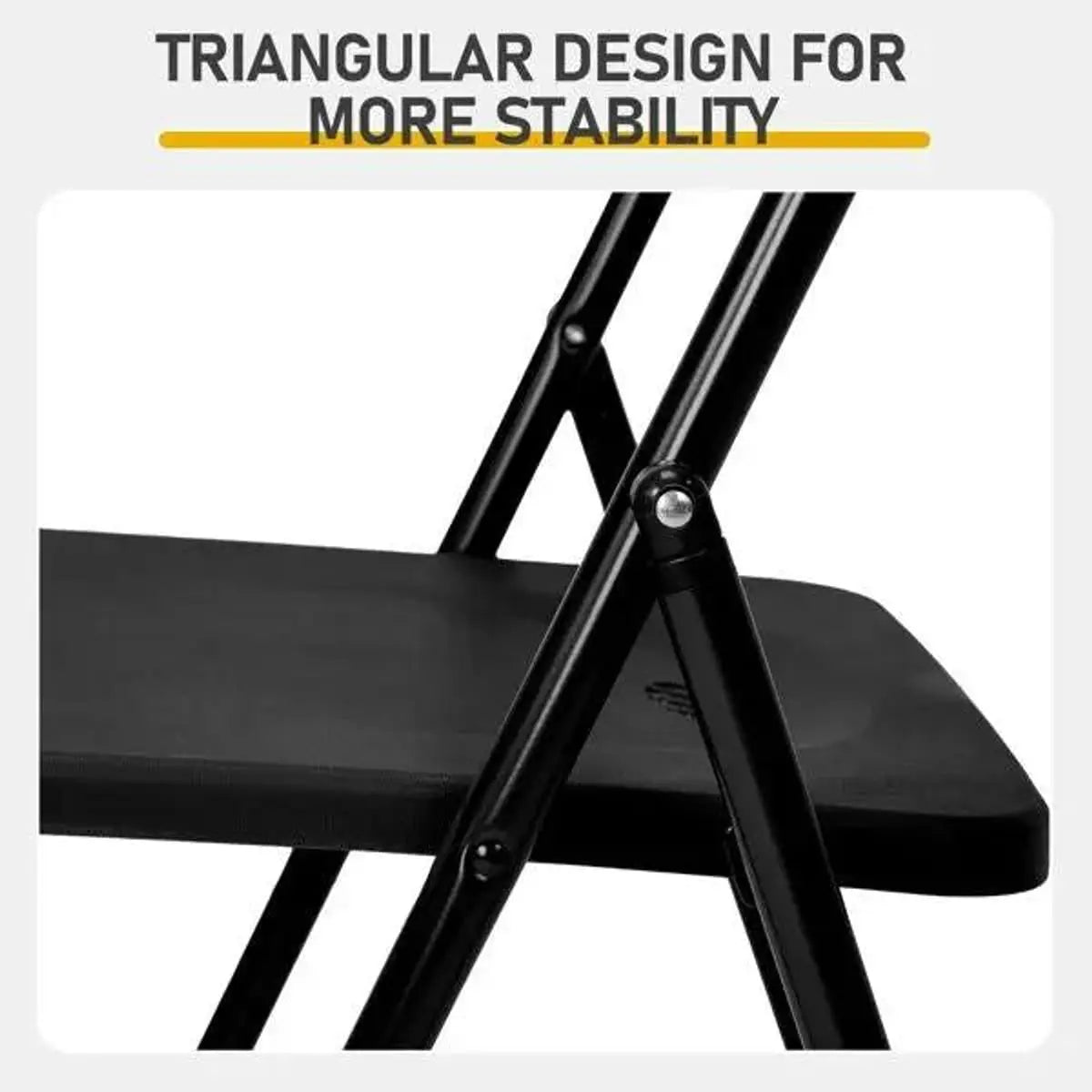 Durable Plastic Folding Chairs For Indoor Outdoor Events Stackable Doba