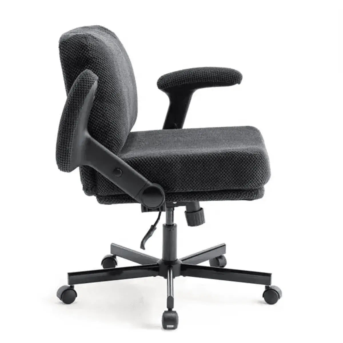 Ergonomic Swivel Office Chair With Wheels And Flip Arms For Comfort Doba