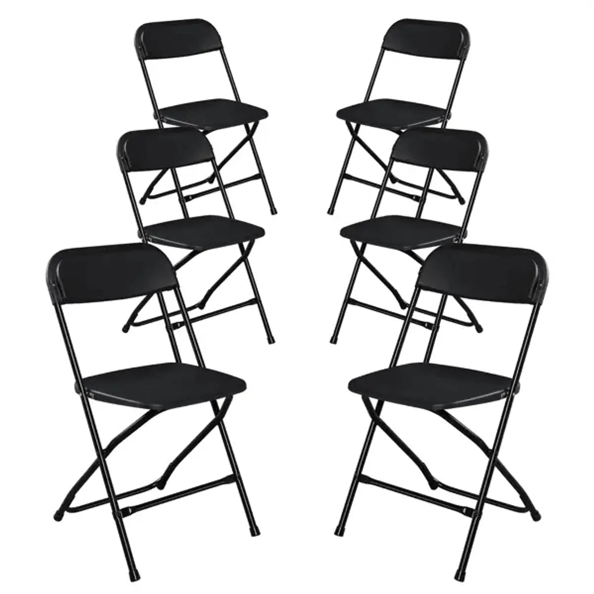 Doba Plasti Garden Folding Chair with 350 lb weight capacity, heavy-duty plastic seat and foldable design for outdoor use