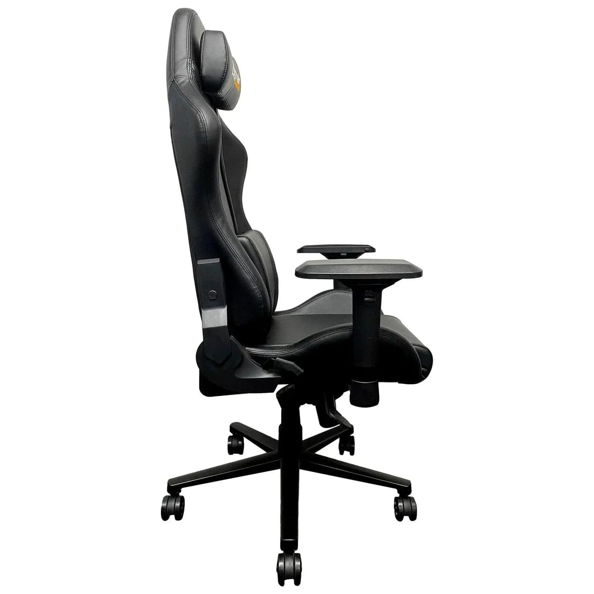 Doba Vegas Golden Knights Xpression Pro ergonomic gaming chair with team logo, adjustable headrest, and cushioned seat for gamers.