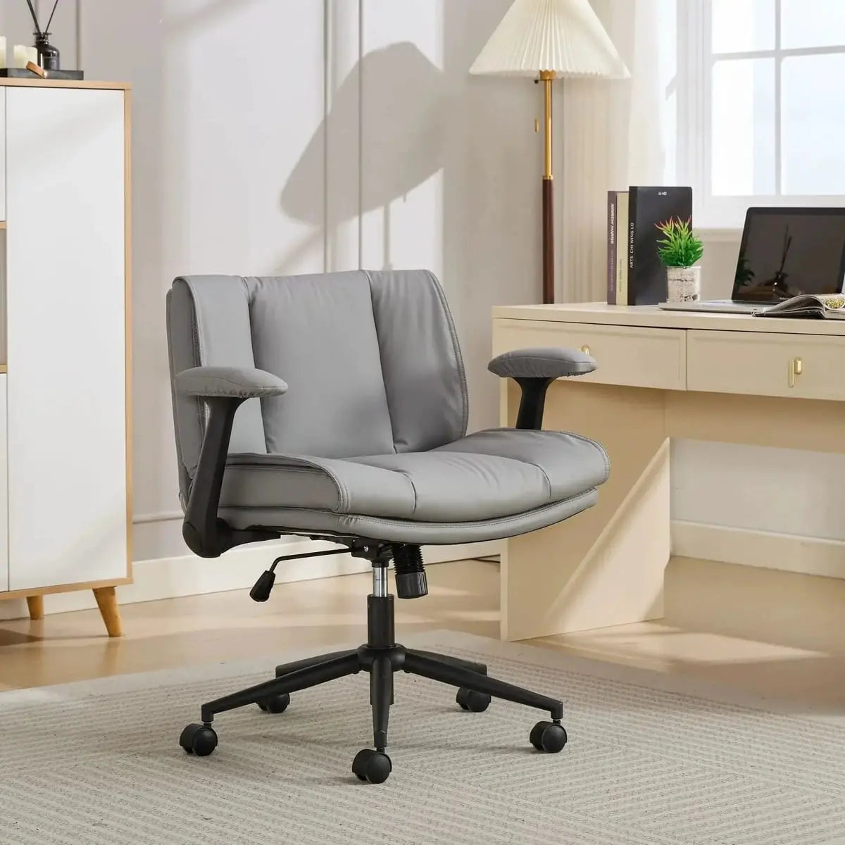 Cross Legged Office Chair Space Saver for Small Spaces Doba