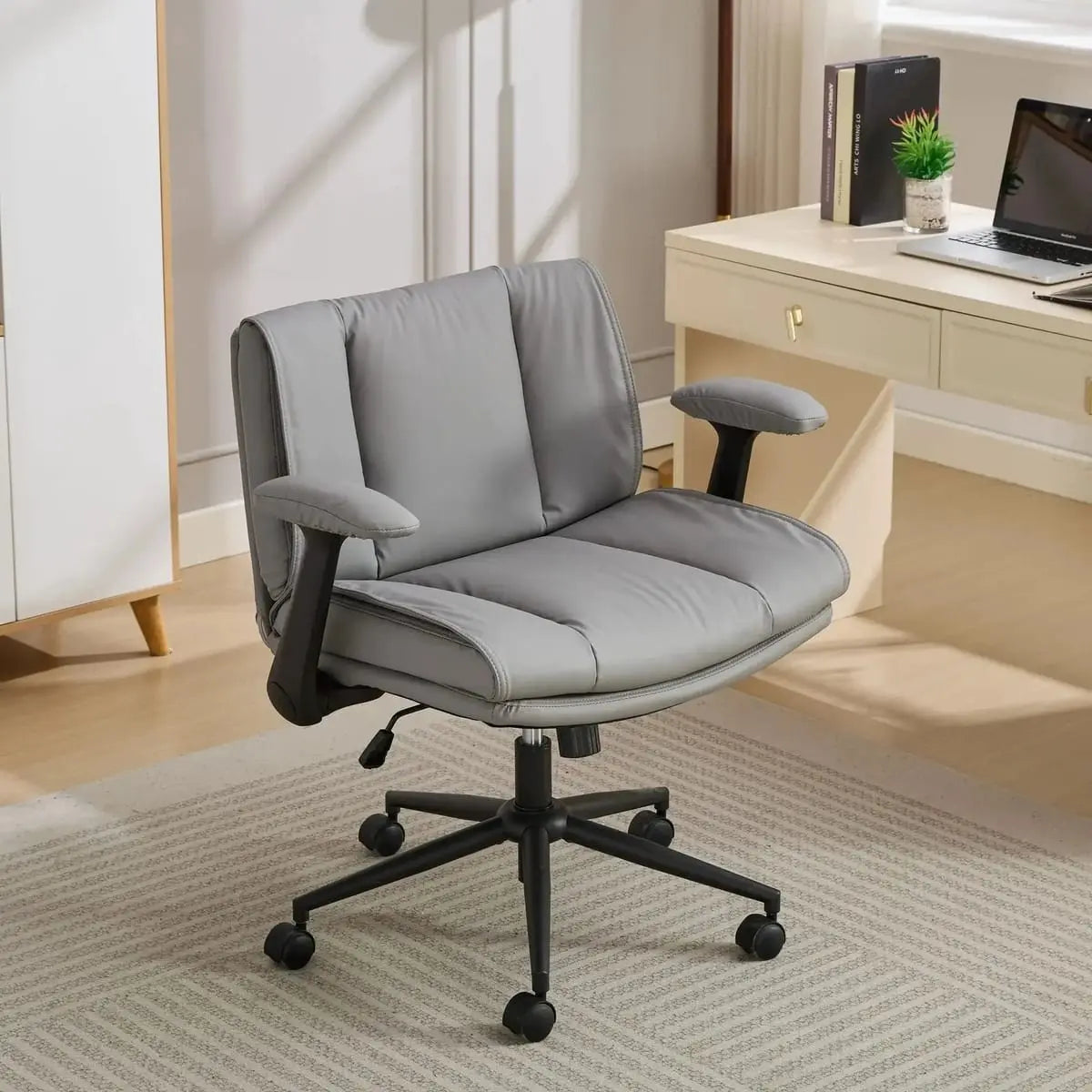 Cross Legged Office Chair Space Saver for Small Spaces Doba