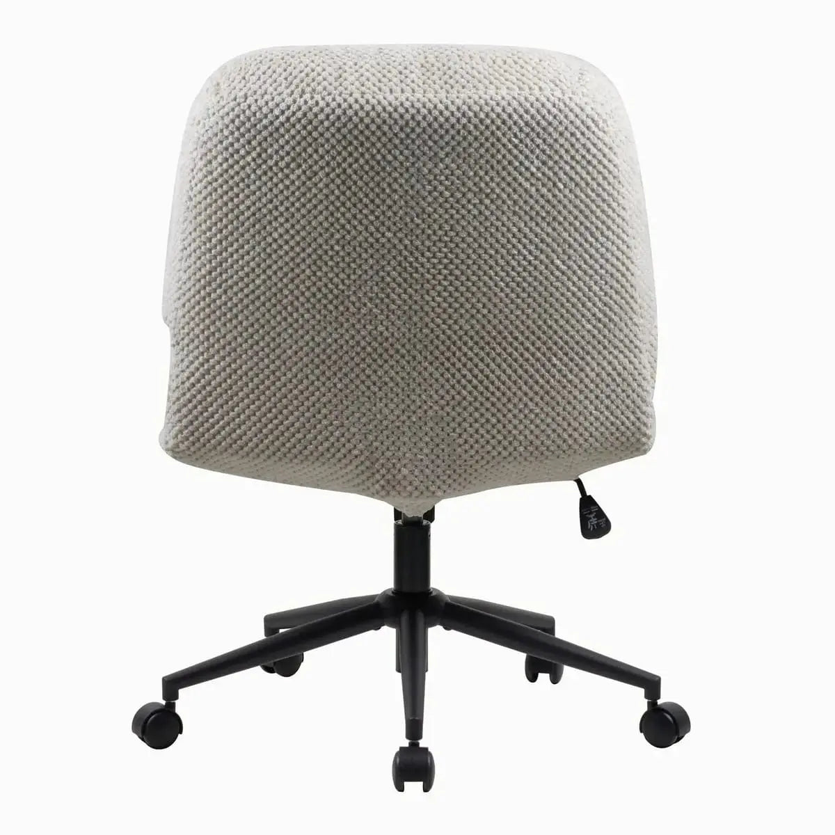 Plush Cotton Candy Criss Cross Ergonomic Office Chair with Lumbar Support and Swivel for Ultimate Comfort and Productivity. Doba