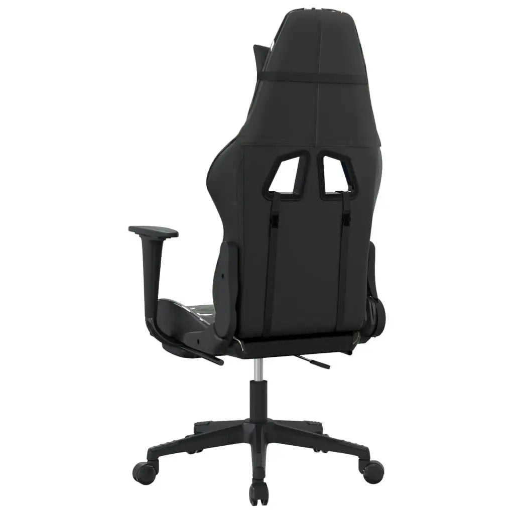 Gaming Chair Black and camouflage Faux leather, metal, plywood, foam by Platinum-Level Office Chairs