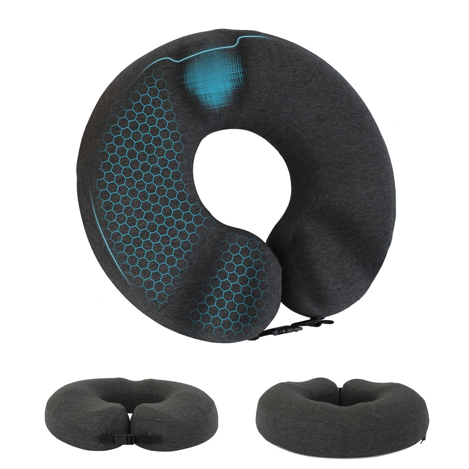 Donut Pillow Seat Cushion Memory Foam Donut Chair Cushions Ergonomic Seat Cushion Pad for Coccyx Prostate Sciatica Pelvic Floor Pressure Sores Office Home Use by Platinum-Level Office Chairs