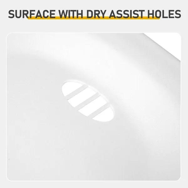 10 Pack Plastic Folding Chairs, Stackable Commercial Chairs, Portable Event Seats Indoor Outdoor for Home Event Party Picnic School Wedding, White by Doba