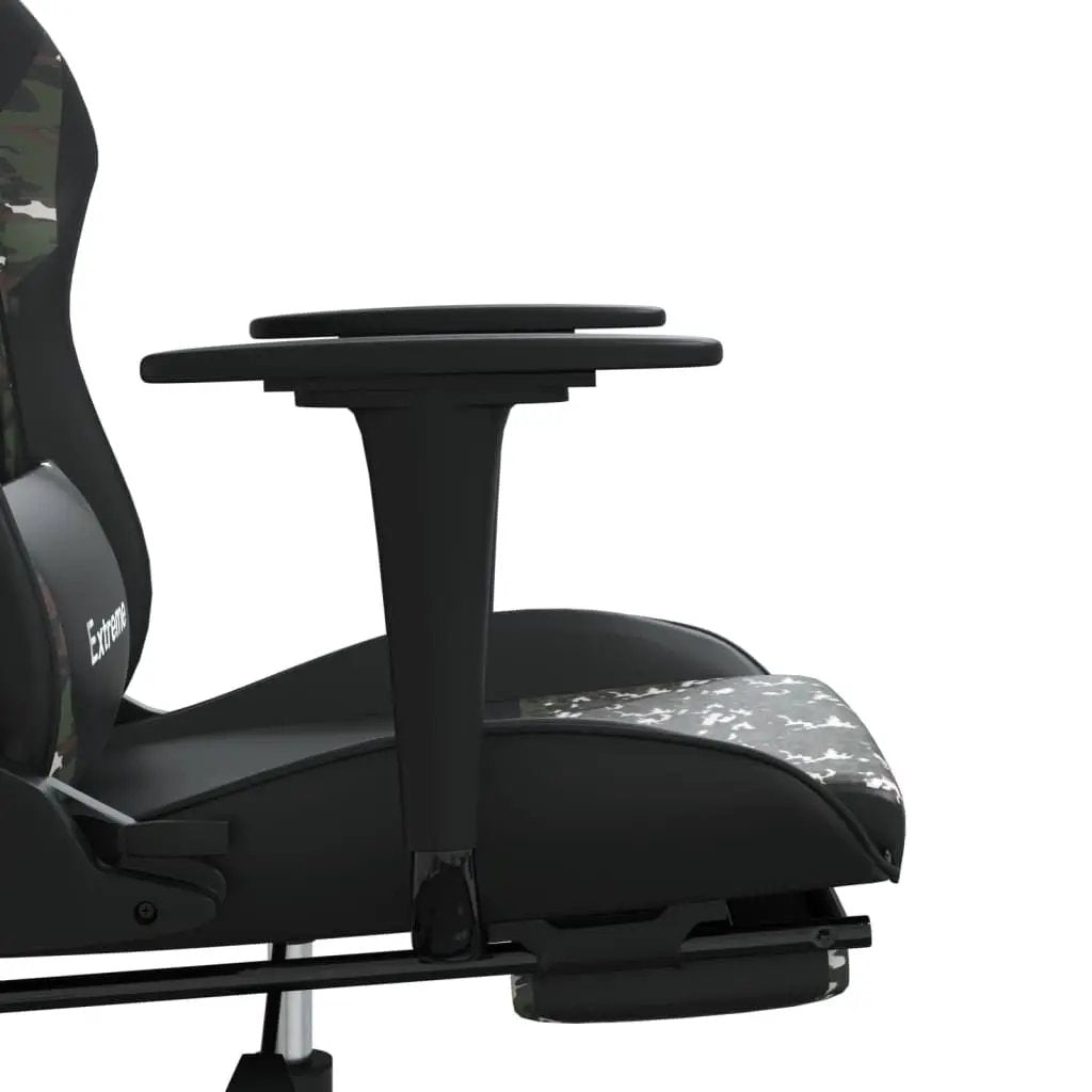 Gaming Chair Black and camouflage Faux leather, metal, plywood, foam by Platinum-Level Office Chairs