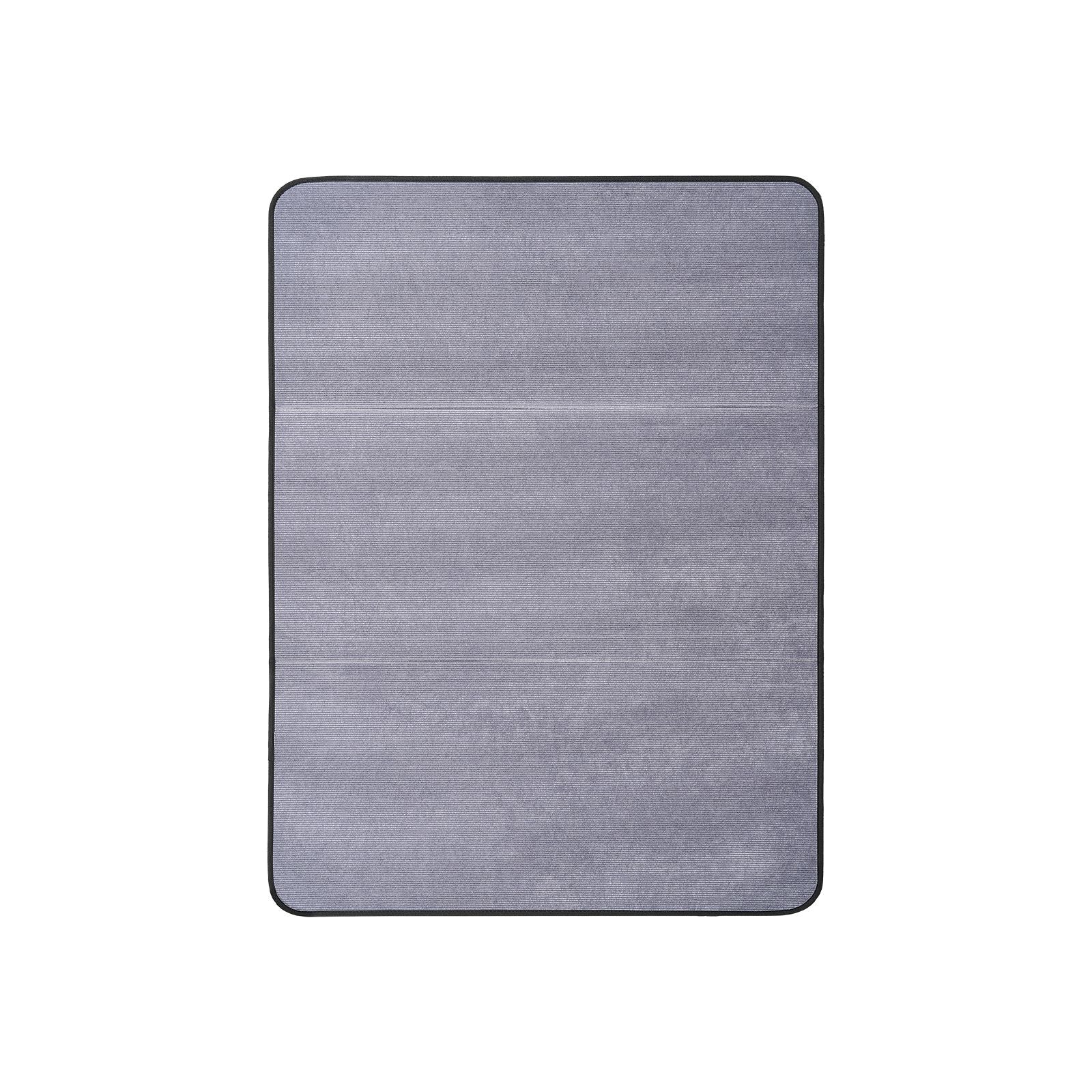 Grey corduroy chair mat – view 7