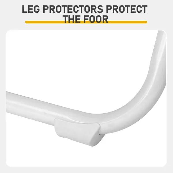 10 Pack Plastic Folding Chairs, Stackable Commercial Chairs, Portable Event Seats Indoor Outdoor for Home Event Party Picnic School Wedding, White by Doba