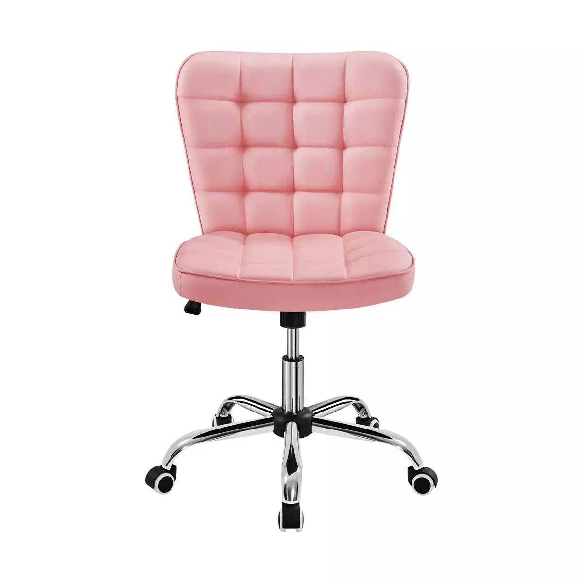 Yaheetech Modern Mid-Back Office Chair Armless Desk Chair