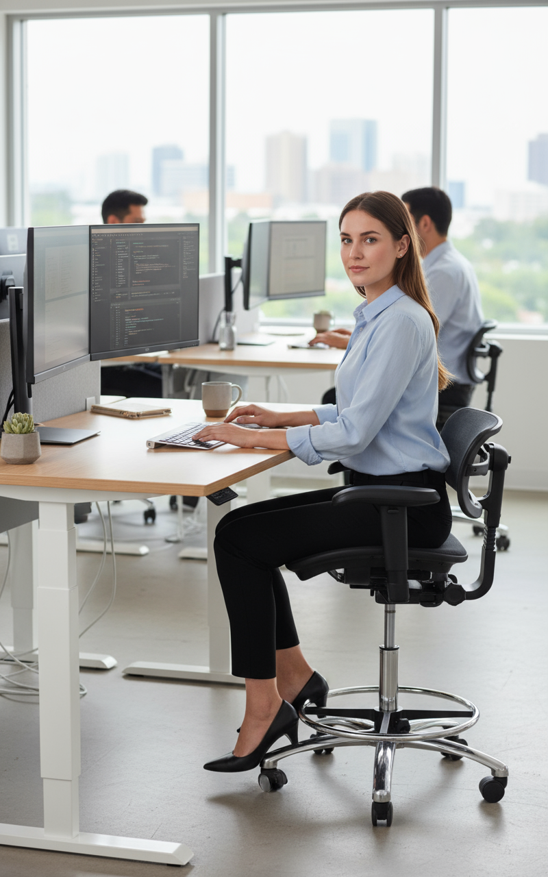 ErgoLab STP Silver Ergonomic Mesh Office Chair - Platinum-Level Office Chairs