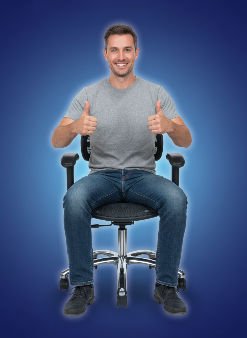 ErgoLab STP Silver Ergonomic Mesh Office Chair - Platinum-Level Office Chairs