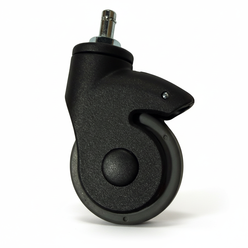 ErgoLab Stage Glide Non Marking Chair Casters, Set of 5 - Platinum-Level Office Chairs