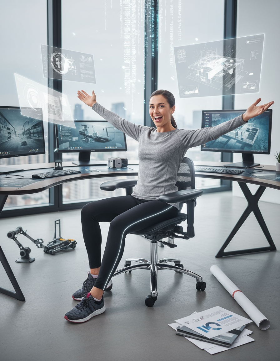 ErgoLab STP Platinum Ergonomic Office Chair - Platinum-Level Office Chairs
