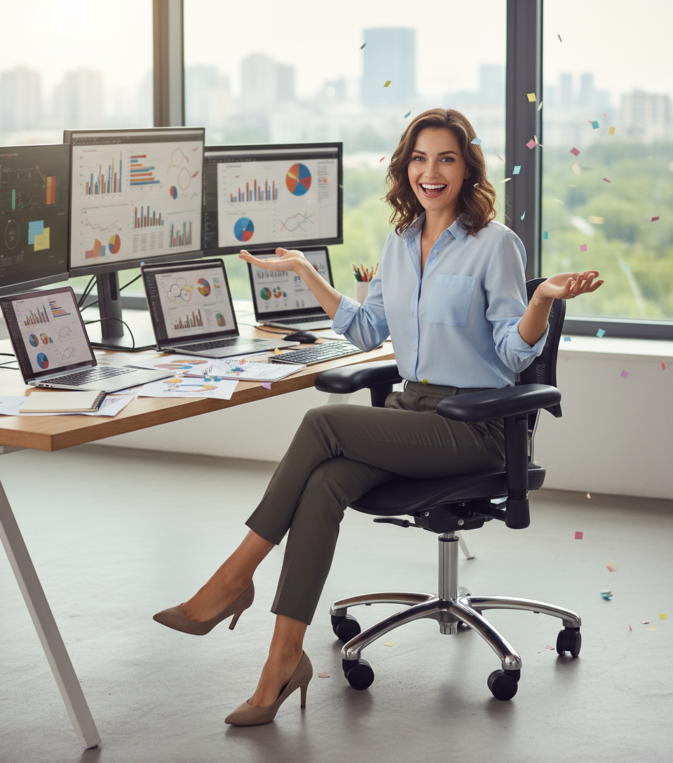 ErgoLab STP Platinum Ergonomic Office Chair - Platinum-Level Office Chairs