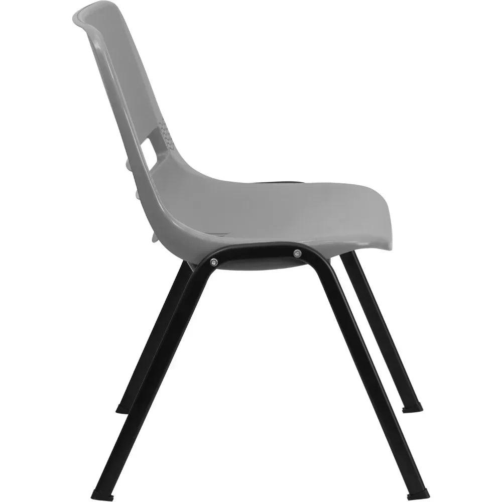 Ergonomic Shell Student Stack Chair - Versatile Classroom & Office Chair - Platinum-Level Office Chairs