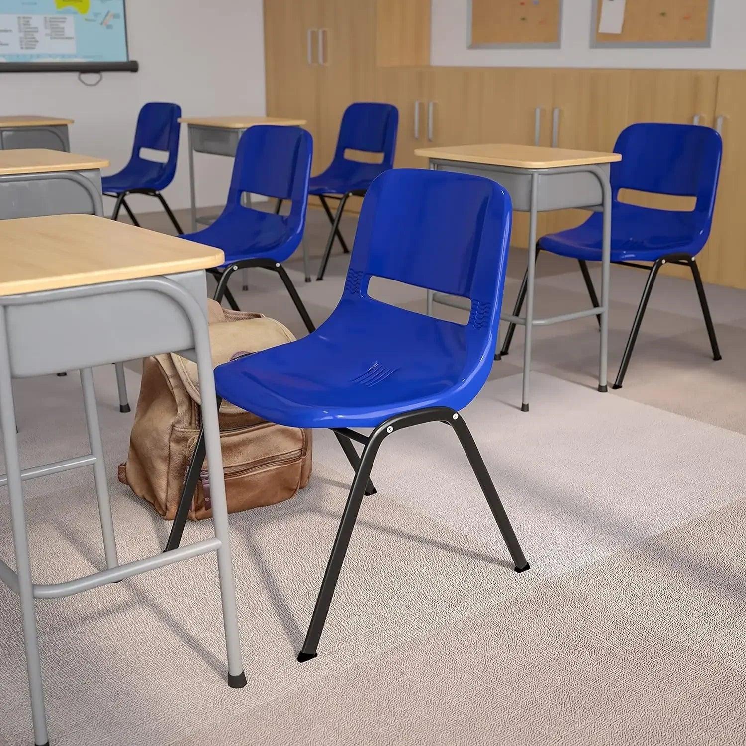 Ergonomic Shell Student Stack Chair - Versatile Classroom & Office Chair - Platinum-Level Office Chairs